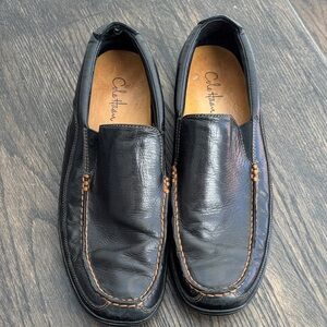 Cole Haan Tucker Venetian  Leather Loafers, black, size 10.5